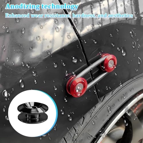 Car Bumper Quick Release Clips, 18PCS Vehicle Front Rear Bumper Bracket Black