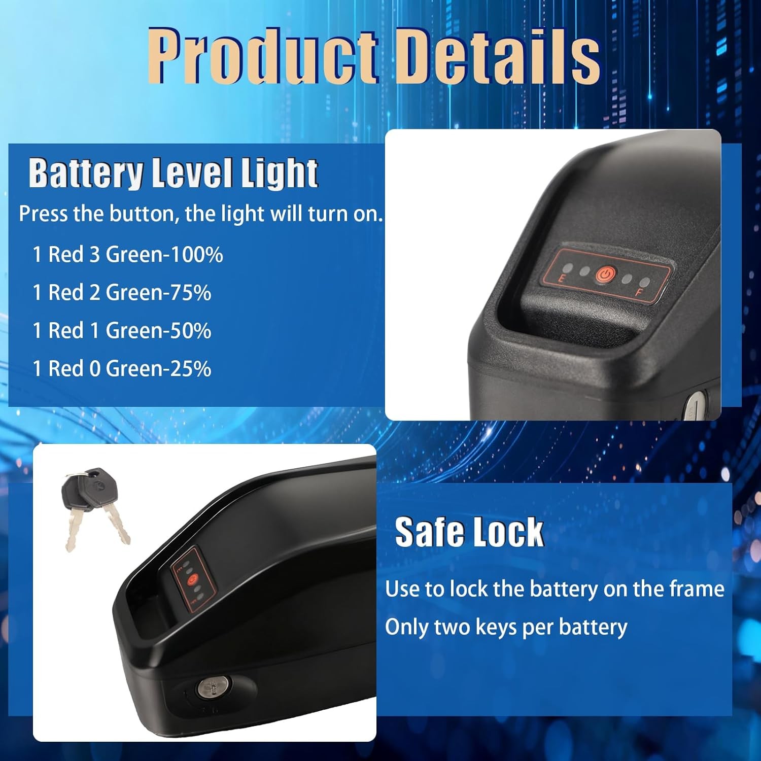 48 15.6Ah E-Bike Battery For Rad Power RadRunne Plus Electric Bike Battery