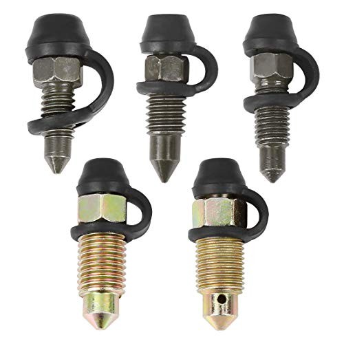 10Pcs M6x1mm M7x1mm M8x1.25mm M10x1mm M10x1.25mm Banjo Bolt Bleeder Screw