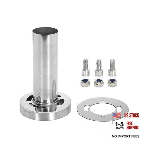 4.5″ Round Tip Silencer Exhaust Muffler for 4.5 inch Tip Removable Exhaust