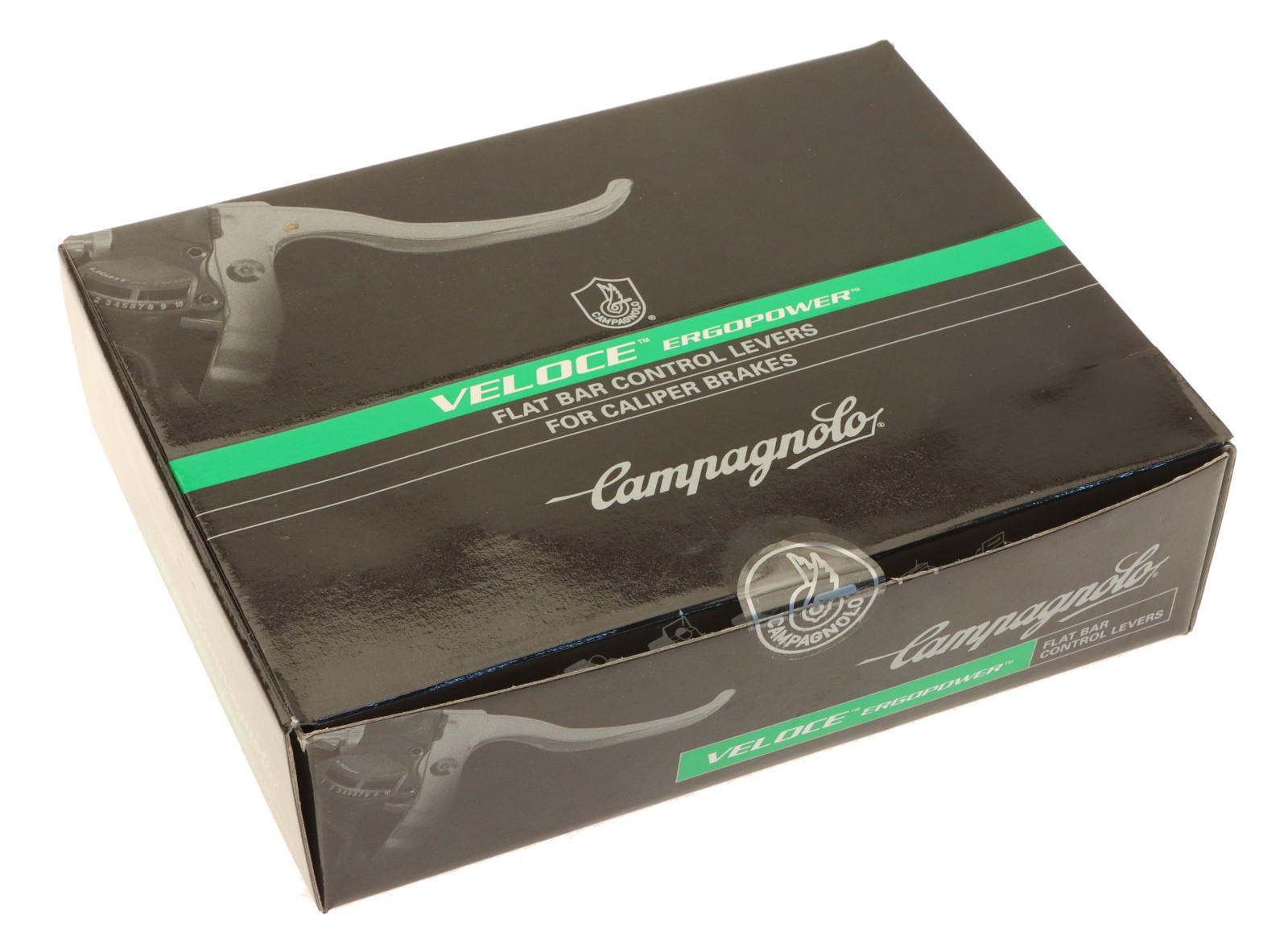 Campagnolo Veloce 2/3 x 10 Speed Ergopower Flat Bar Control Levers NEW NOS