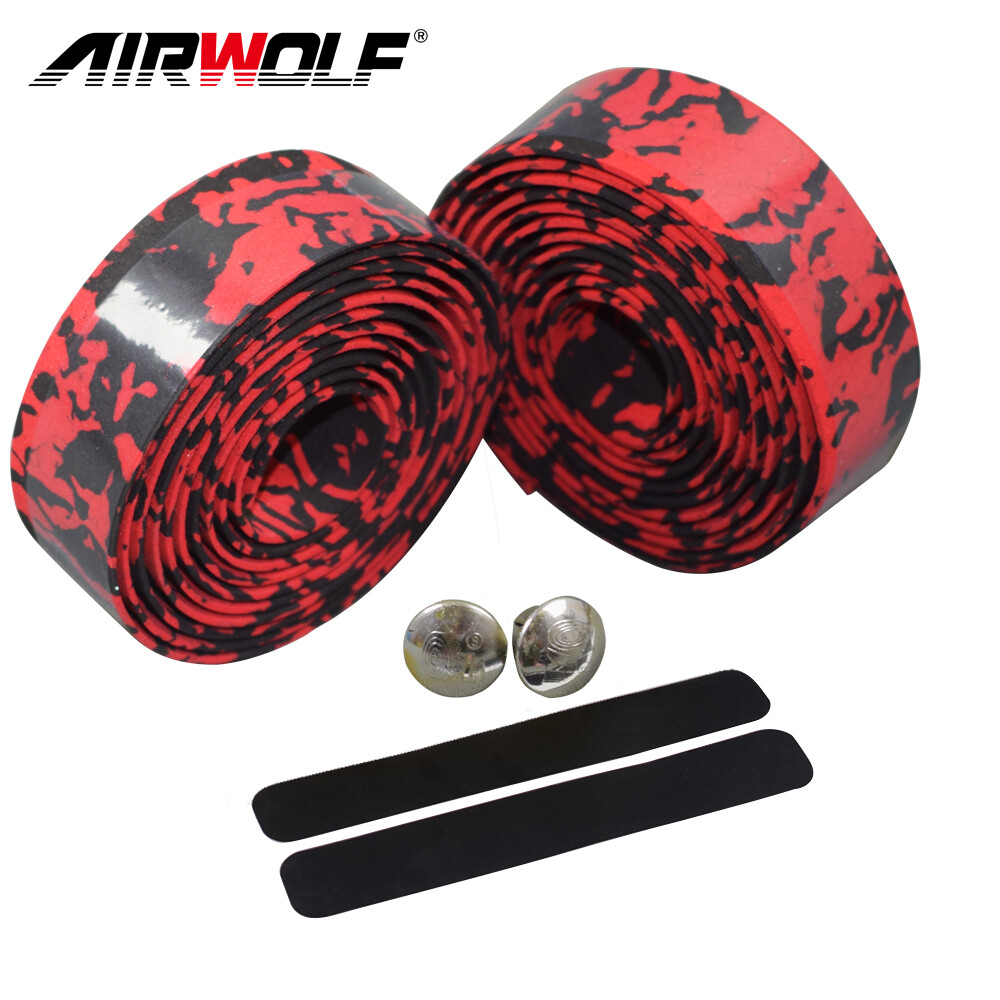 2 PCS Road Bike Handlebar Tape Bicycle Drop Bar Wrap Outdoor Sports Non-slip