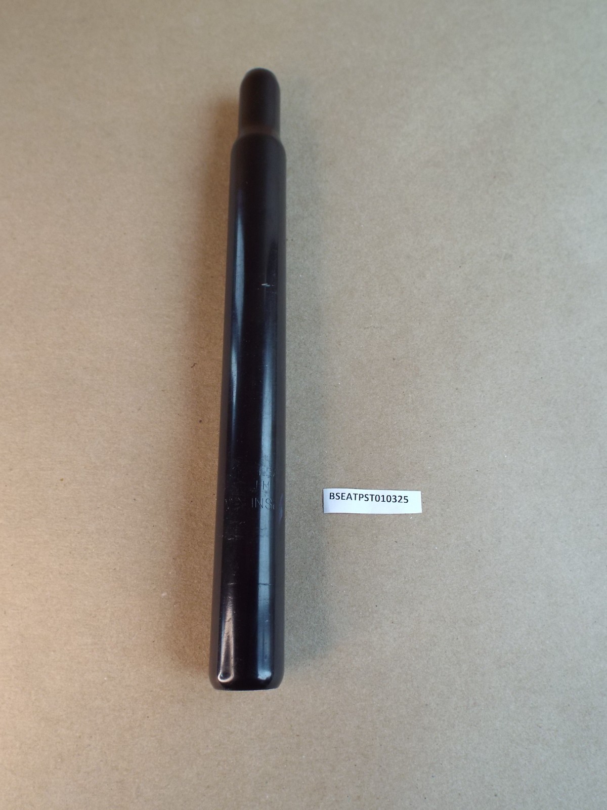 Leadtec Bicycle Black Straight Seat Post 28.8mm Length 305mm 12″ Nice New! (Read