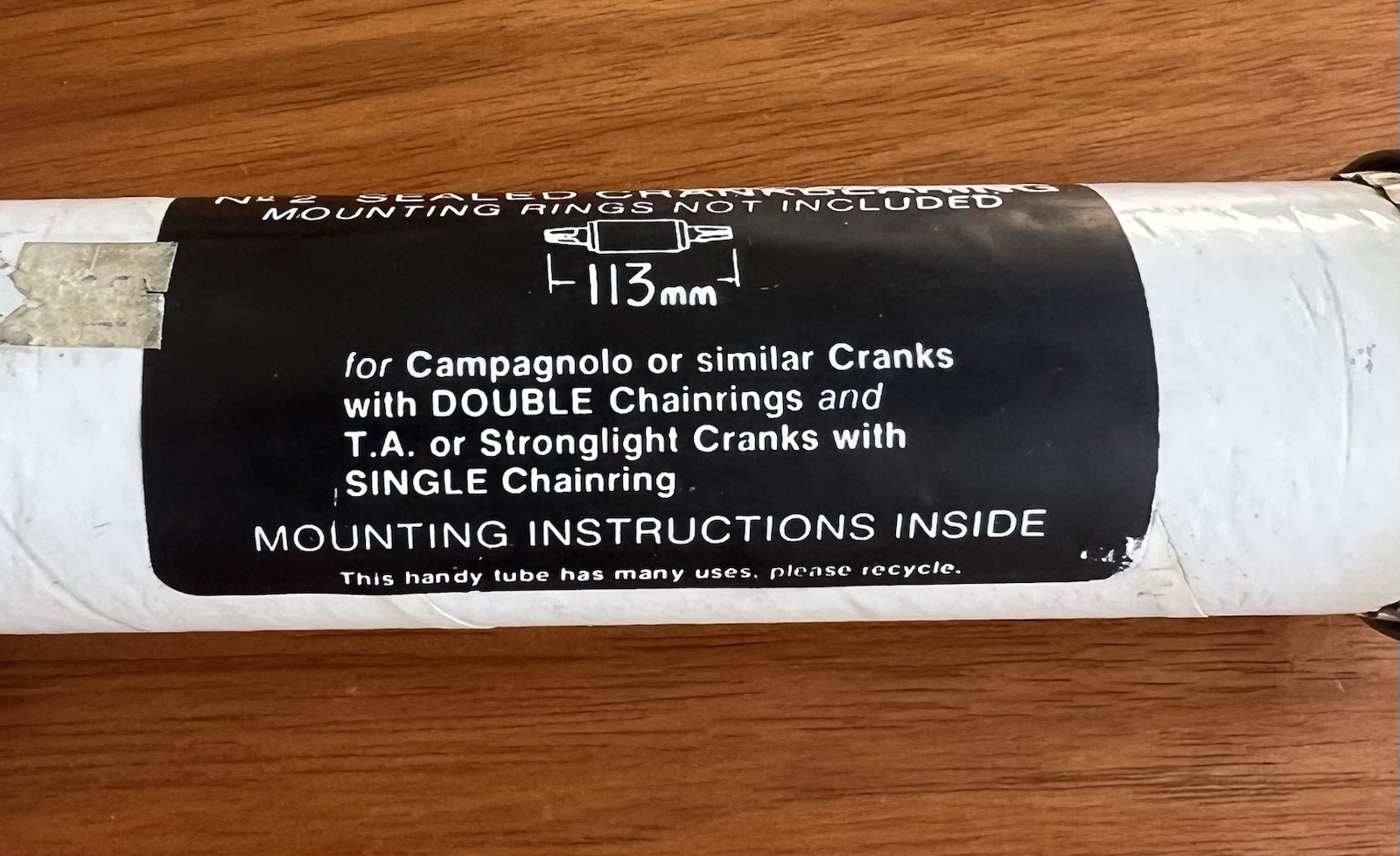 Vintage Phil Wood 113mm Square ISO Tapered Bottom Bracket – Used/Good Condition