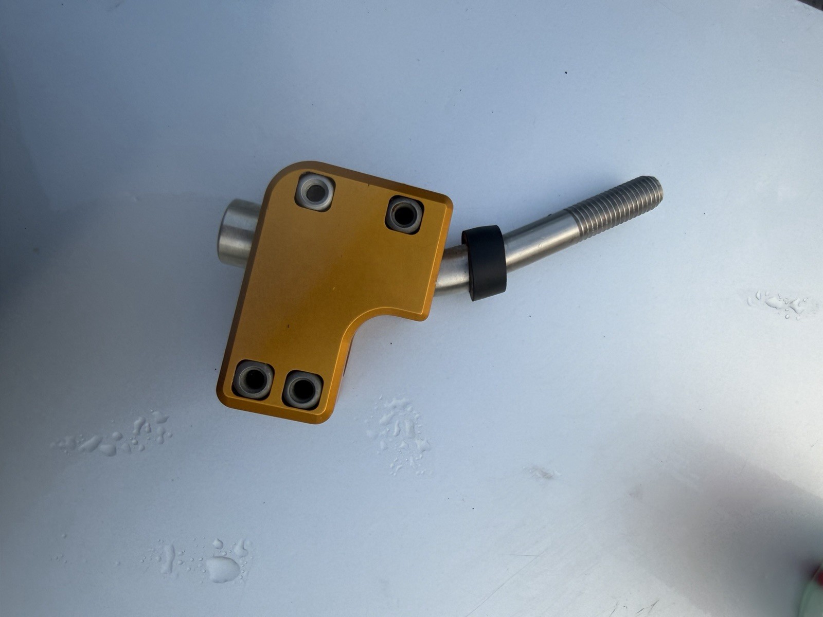 MGW Gold Aluminum BMX Quill Stem 1in Steerer 22.2mm Clamp w/ Bolts