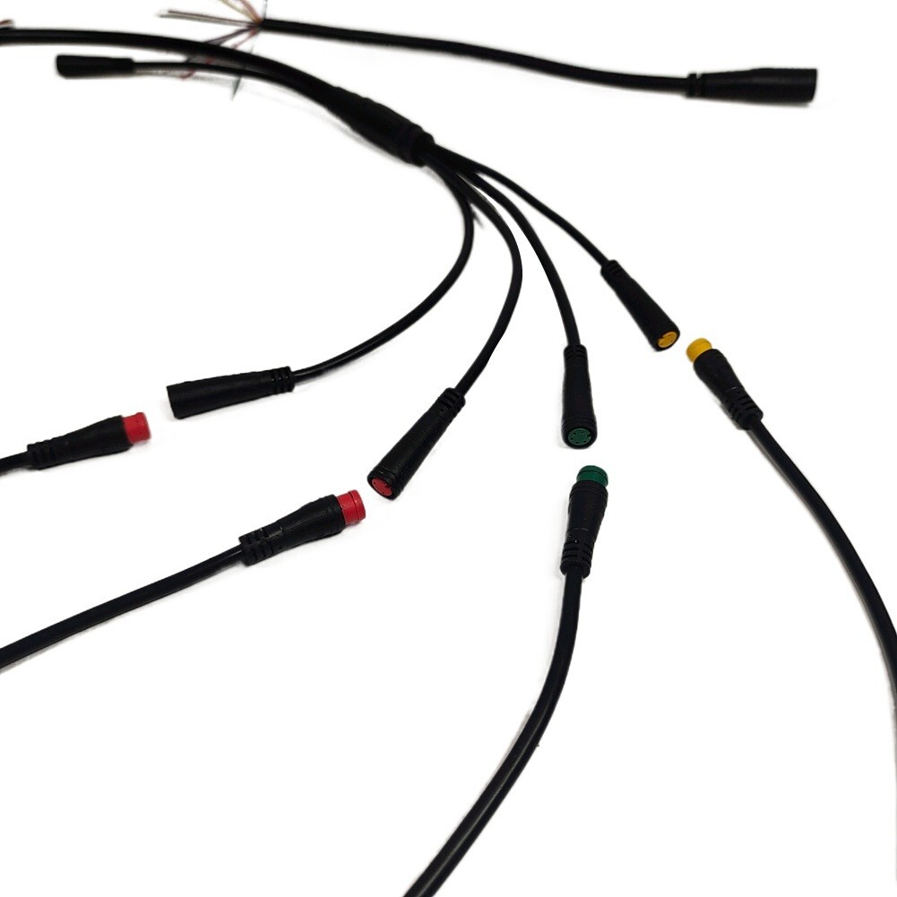 DIY Waterproof Wire Harness For Electric Bicycle 10 Cores 1T5-Display