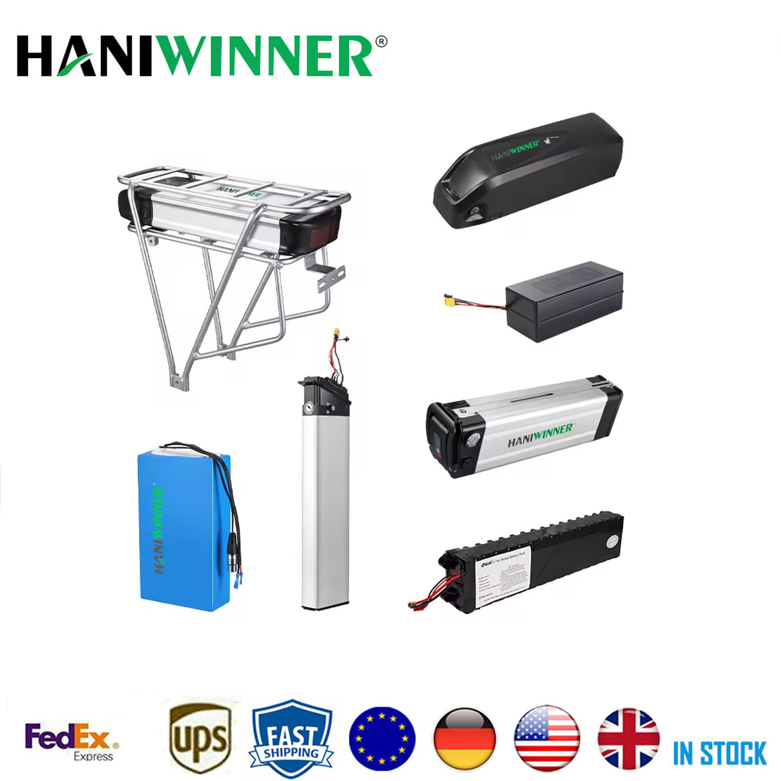 E Scooter 36V 10Ah Li-ion Battery 48V 10Ah 15Ah Ebike Replacement Battery Pack