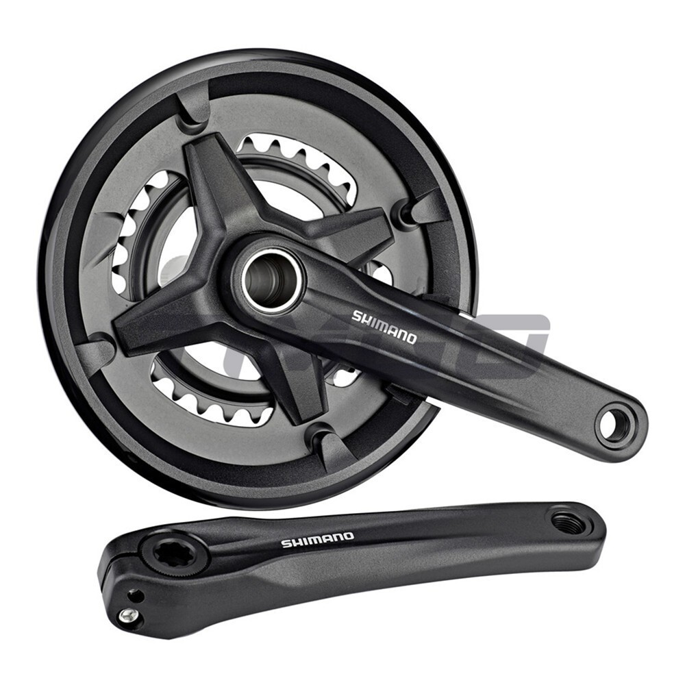 Shimano FC-MT210-2 MTB City Bike 2×9 Speed 46-30T Chainring HollowTech BB-MT501