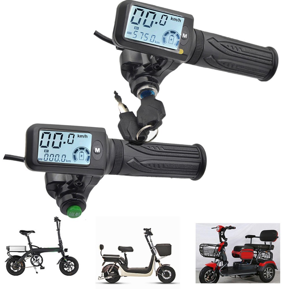 Electric Vehicle Throttle Set LCD Display Voltage Switching Hall Speed Sensor