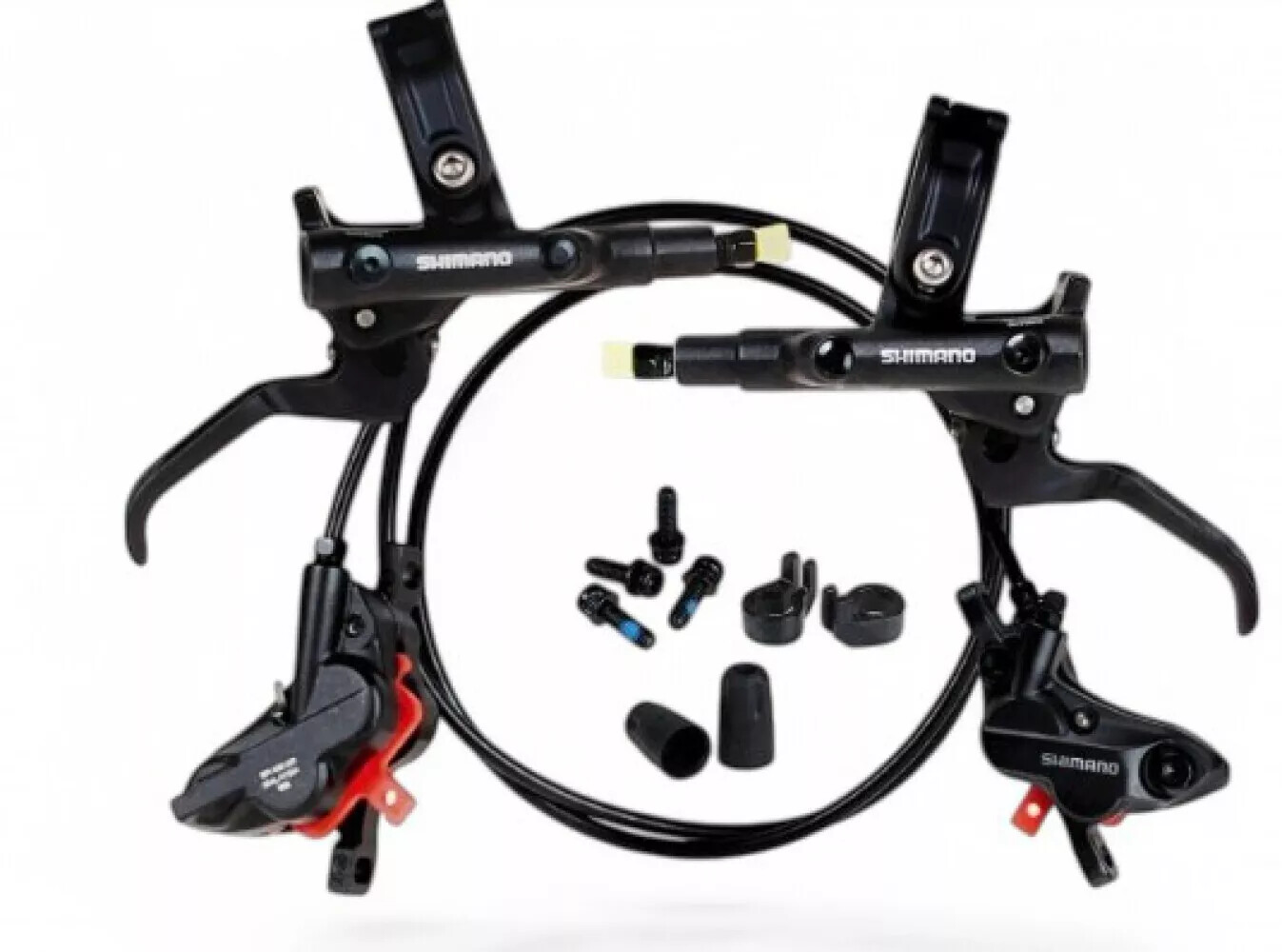 SHIMANO BL-M6100+BR-M6120 Hydraulic 4 Pistons Disc Brake Front or Rear or Pair