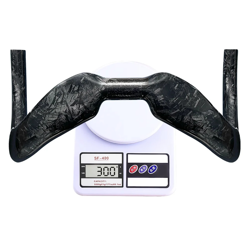 Carbon Fiber Track Bicycle Handlebar TT Cycling Handlebar 31.8mm 330/350/370mm