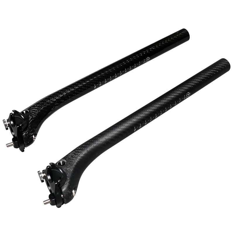 25.4/27.2/30.8/31.6mm Carbon Fiber Seatpost Offset Mountain Road Bike Seat Post