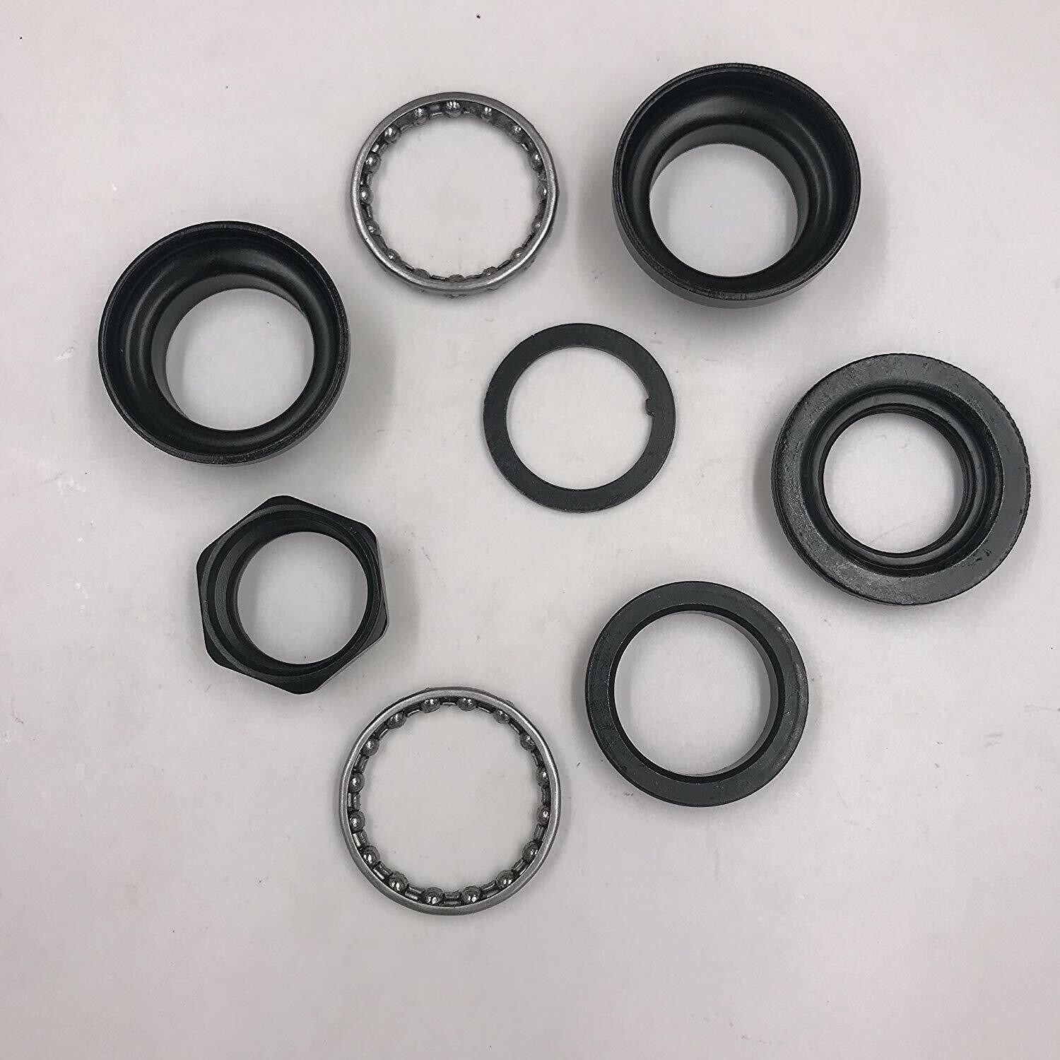 CDHPOWER 8pcs 1″ Threaded Bicycle Headset Combo(Black)- Gas Motorized Bicycle