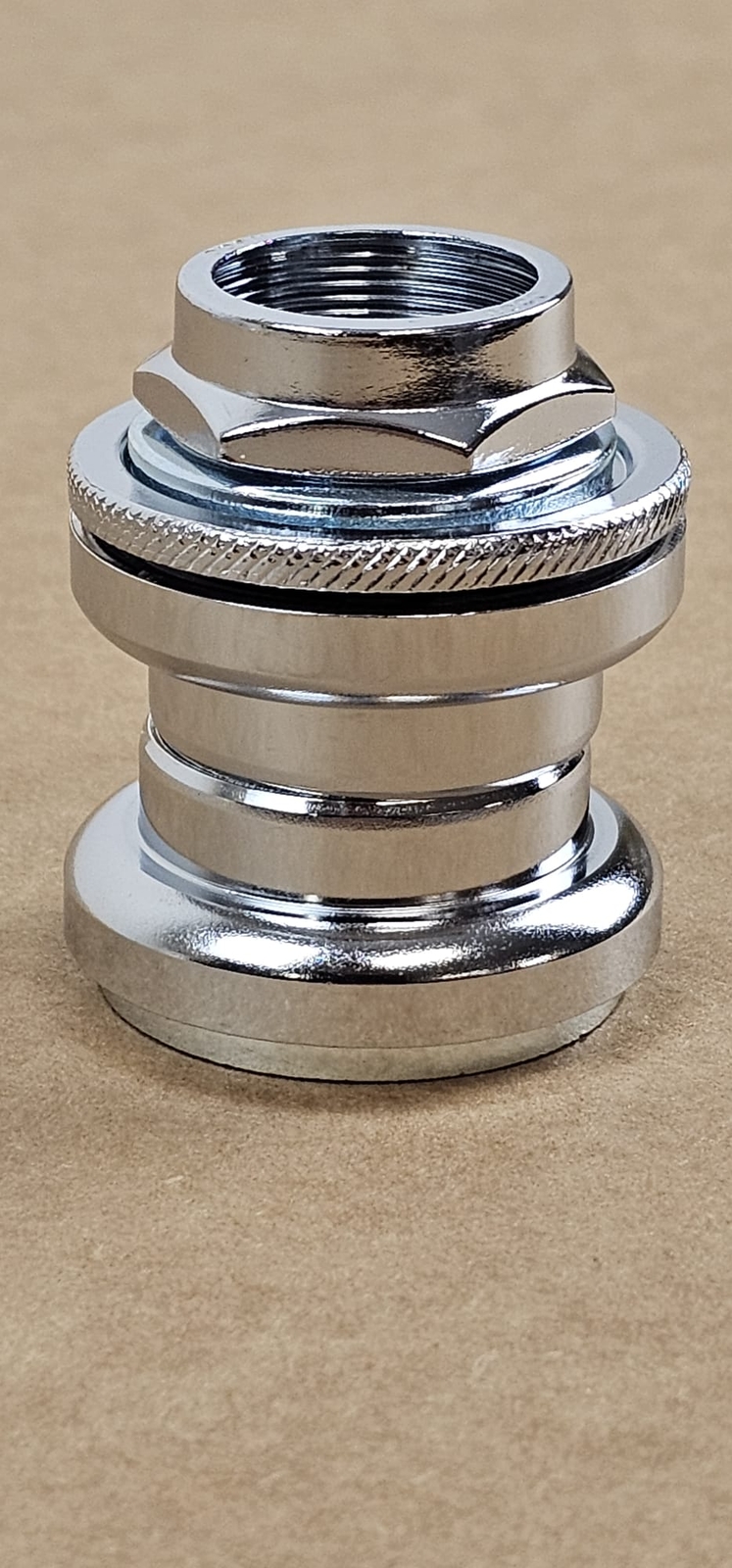 CHROME CRUISER BICYCLE HEADSET 1″ FORK BMX LOWRIDER CHOPPER VINTAGE RAT ROD BIKE