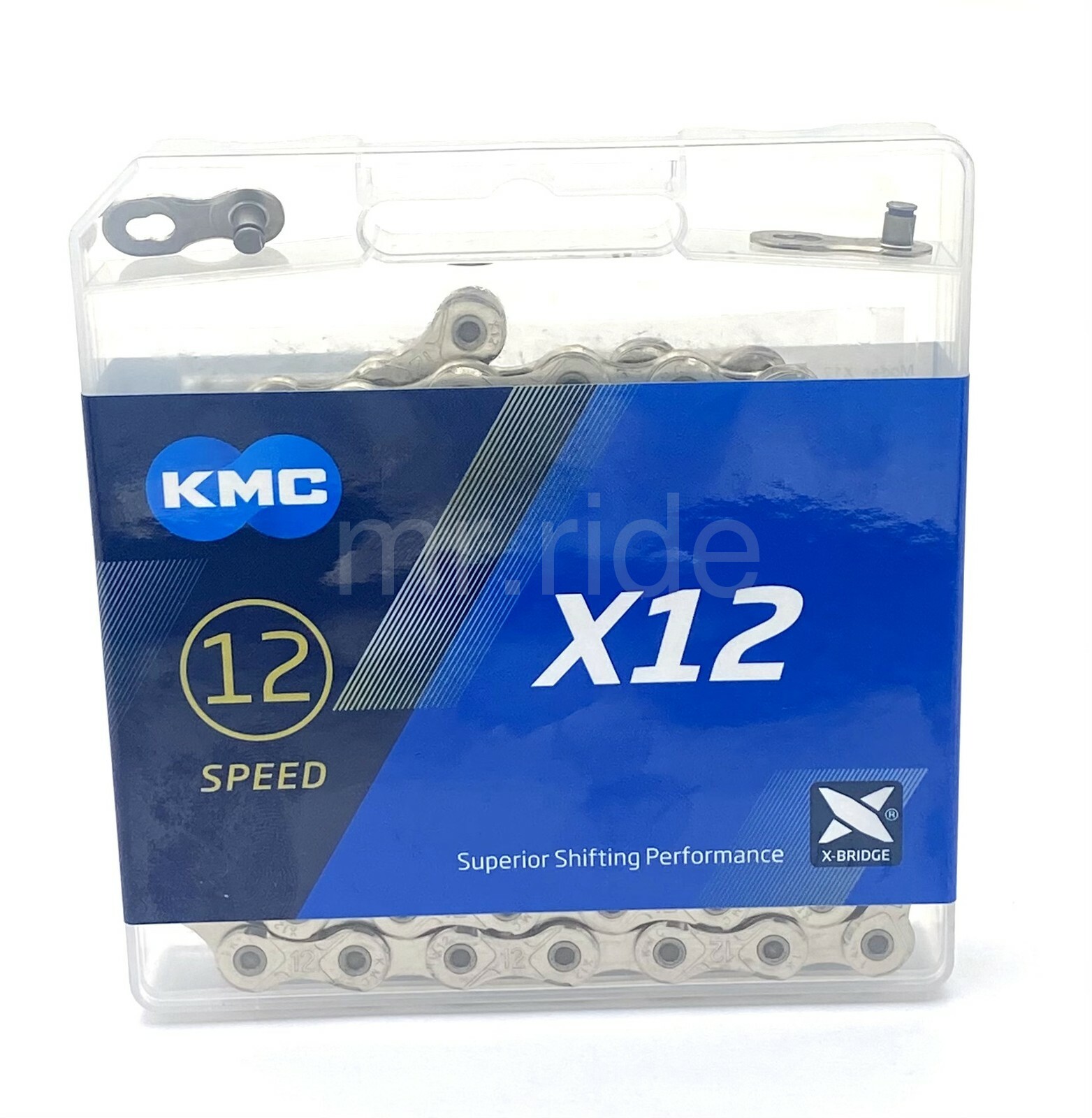 KMC X12 Chain – 12-Speed, 126 Links, Silver -works w/ SRAM – Shimano – Eagle New