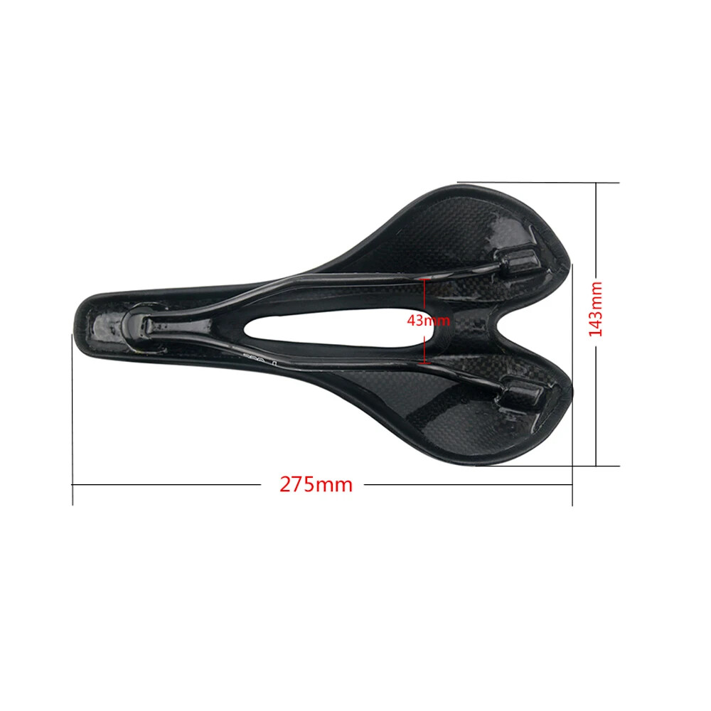 Mountain Bike Saddle Carbon Fiber Road Bike Saddle Bicycle Seat 275*143mm