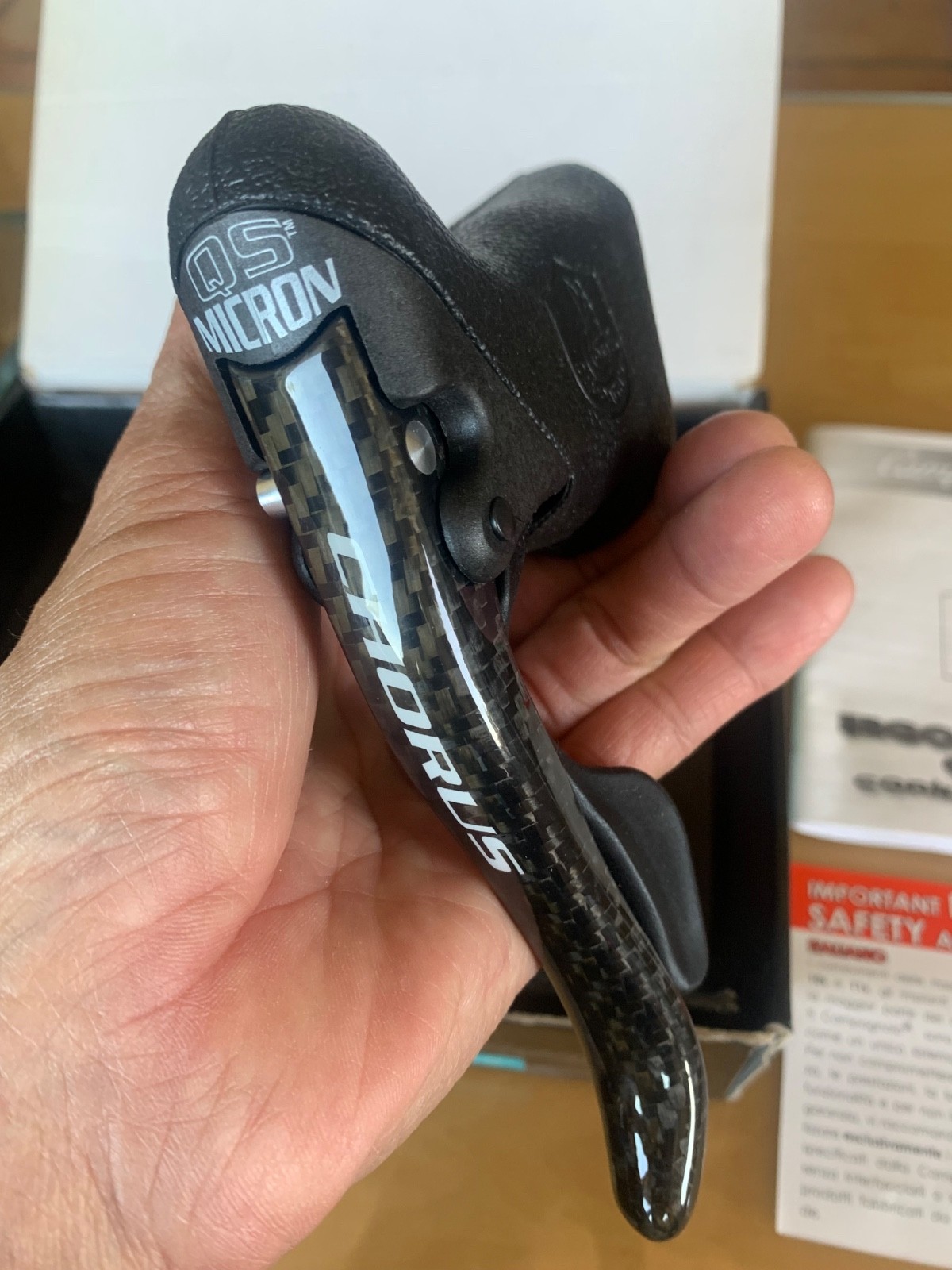 NOS RARE Campagnolo QS MICRON ULTRA Chorus 10 Speed Carbon Ergo Brake Shifters