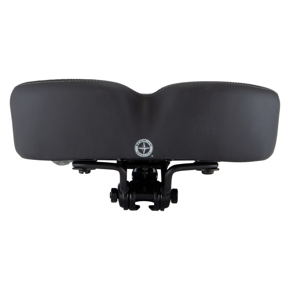 Schwinn Cruise Noseless Bicycle Saddle Black Wide Cushion Foam Comfort Bike Seat