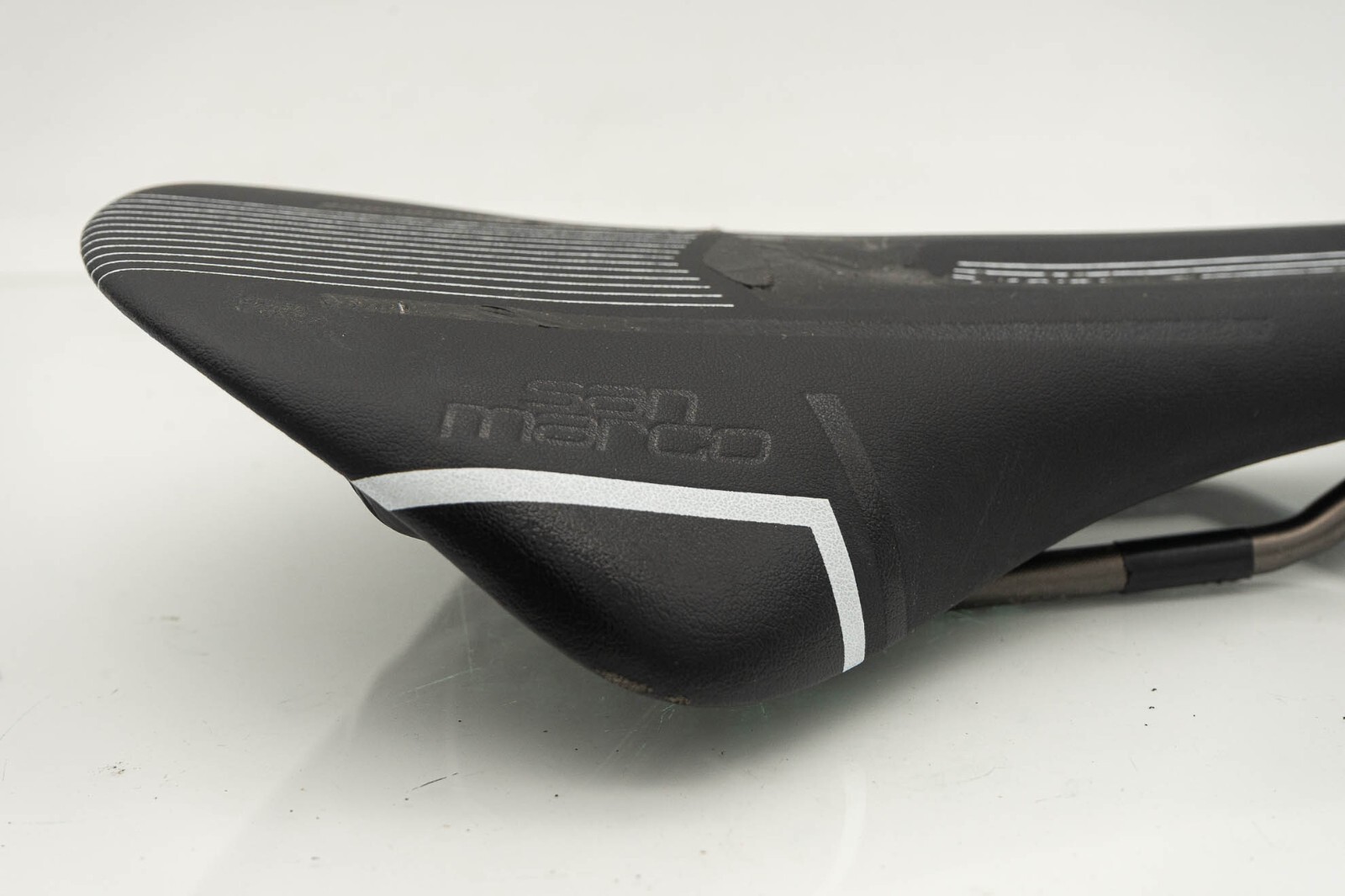 SAN MARCO CONCUR KRONOS TIME TRIAL CHRONO SADDLE VINTAGE ROAD BIKE SEAT BLACK tt