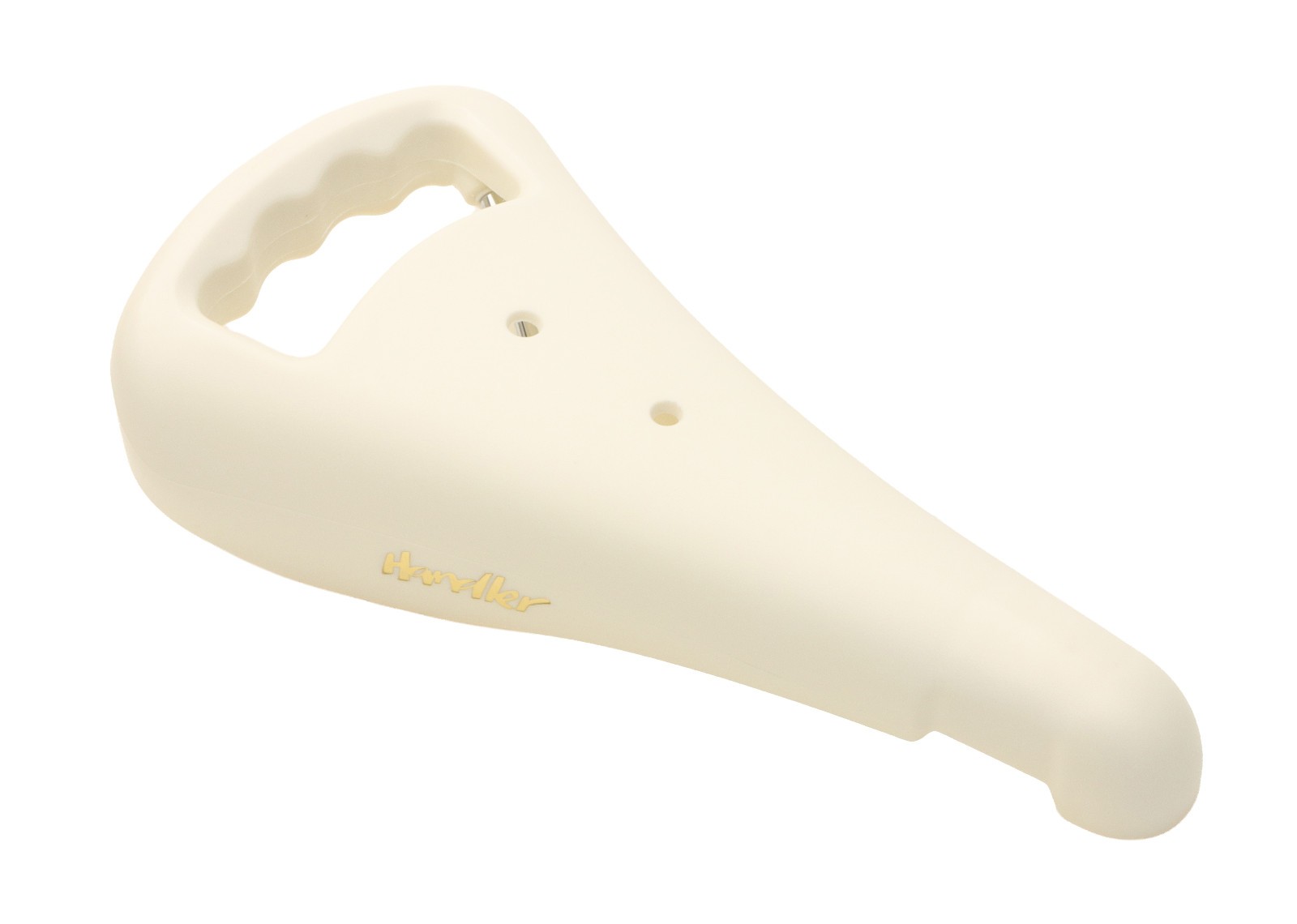 Kashimax FS Handler Saddle Non-Padded Steel Rails Nylon White /w Handle NOS NEW