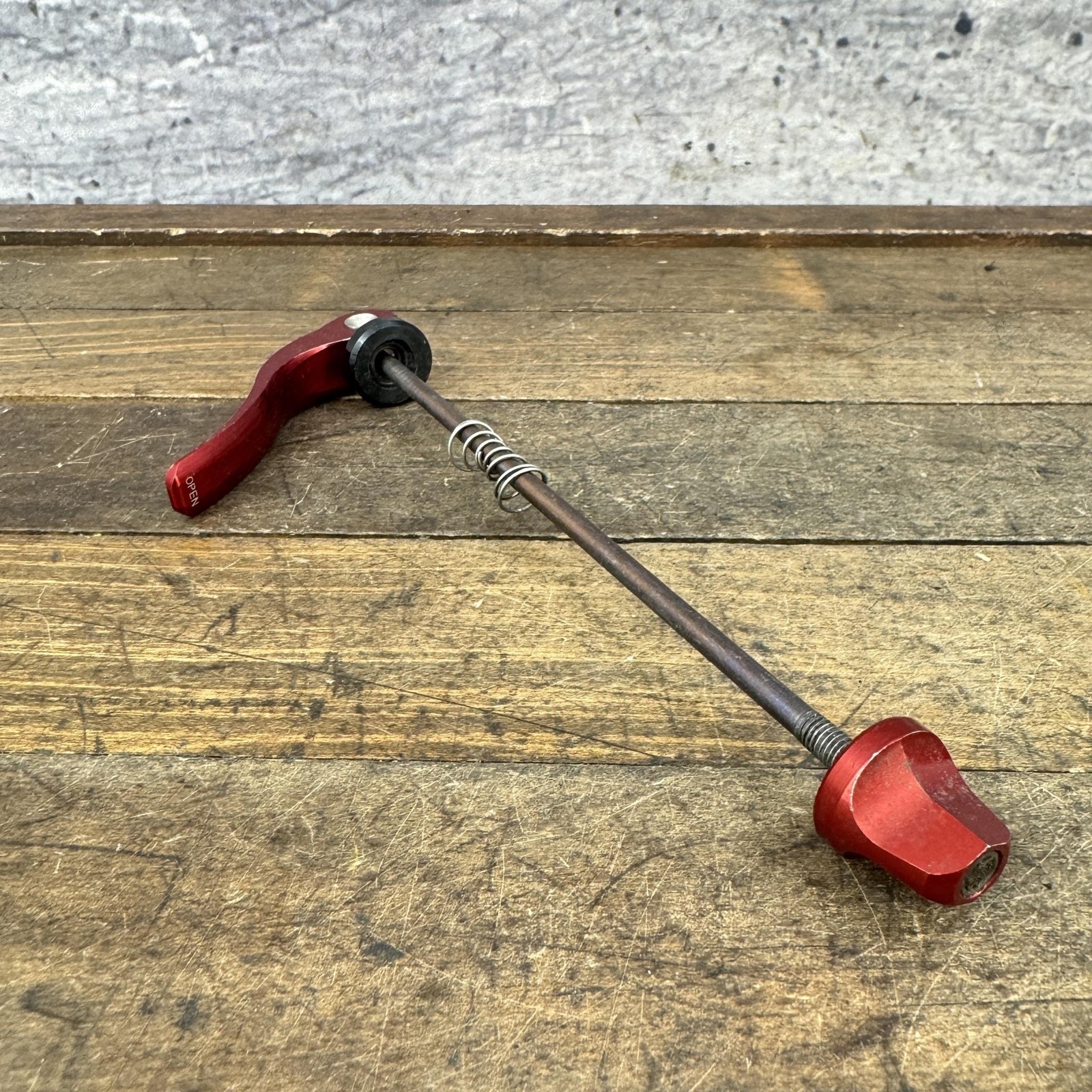 Vintage Salsa Rear Wheel Skewer Red 135 Mm MTB 90s Quick Release Bike