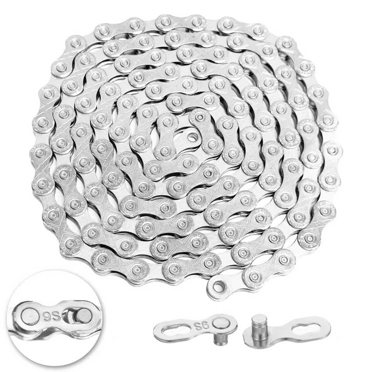9/18/27 Speed Bike Chain, Bicycle Chain for Road Bicycles,Mountain Bike,MTB M…
