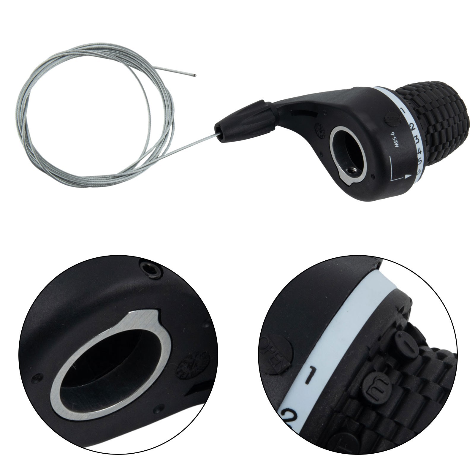 Bicycle Gear Shift Control 6 Speed Right Hand For For Standard Handles