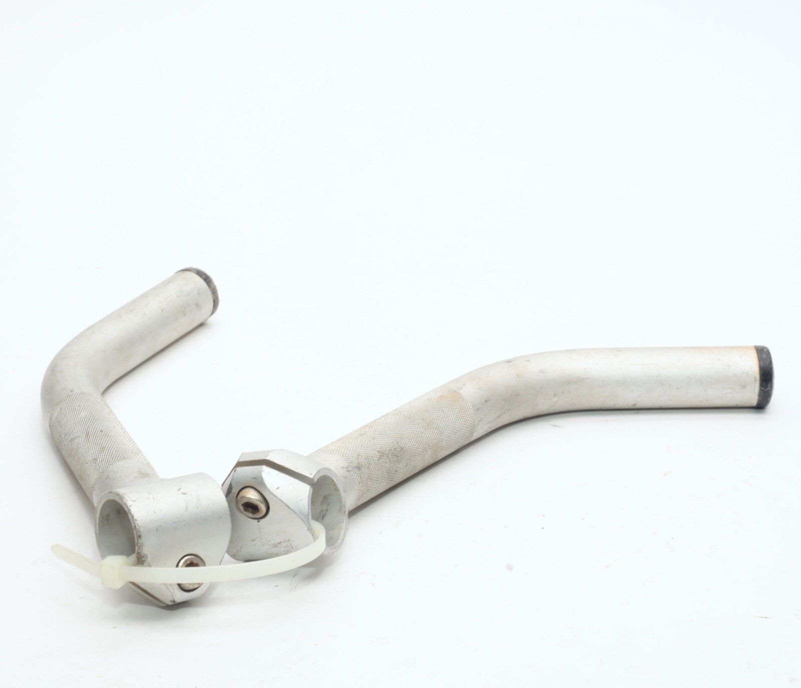 Control Tech Control Stix II Lite 8″ MTB Bar Ends 1990s Silver Anodized Aluminum