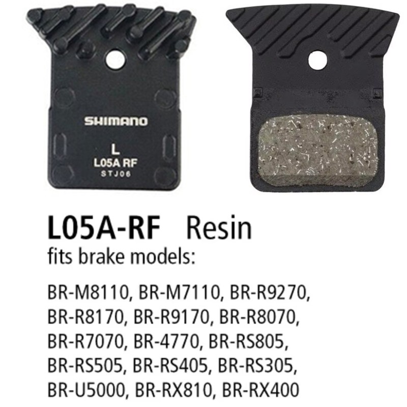 2 Pair Shimano L05A Resin Disc Brake Pads ICE-TECH Road Bike Pad fit L04C L05A