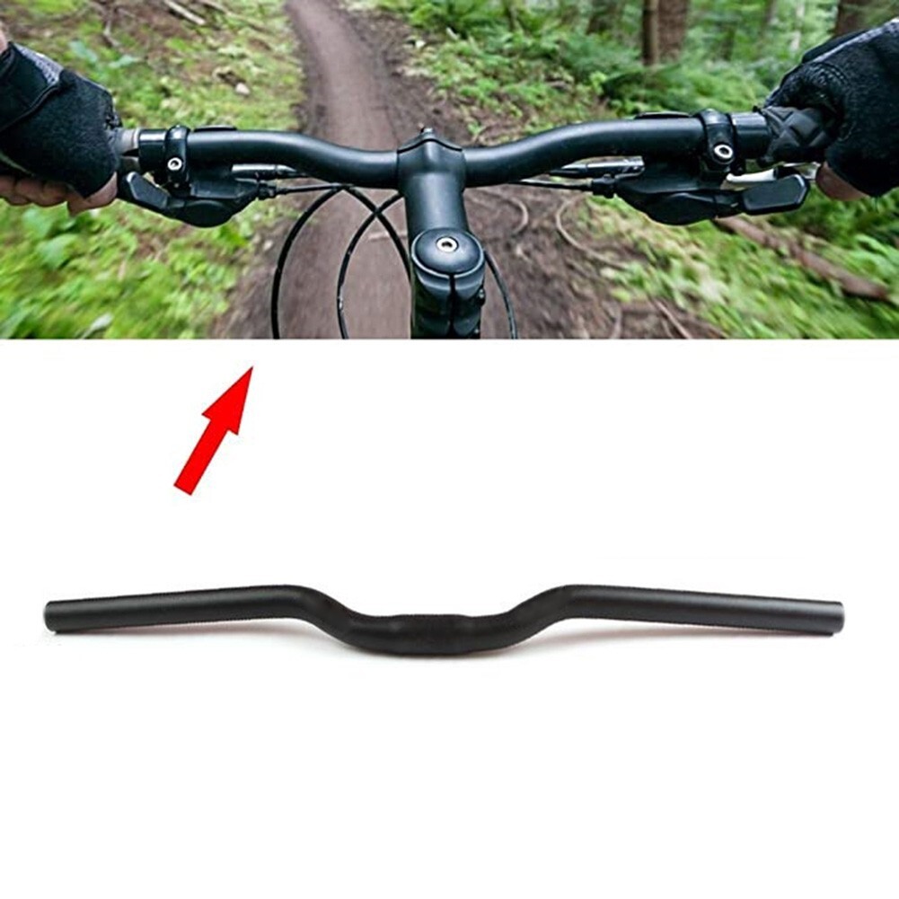 Bicycle Riser Handlebar 25.4*480-580mm Aluminum Alloy Mountain Bike Handlebars