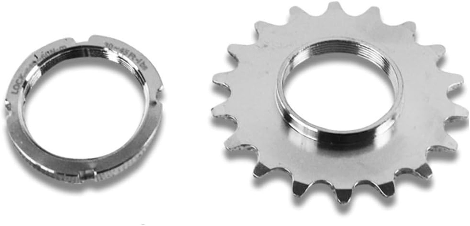Fixed Gear Freewheel Cog Lockring Set for Fixie Track Bike | Steel components, 1