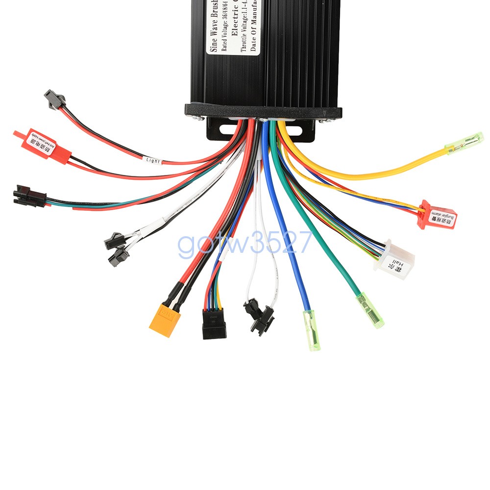 36V 48V 64V 40A 30A 20A Brushless Motor Controller E-Bike S866 LCD Display Meter