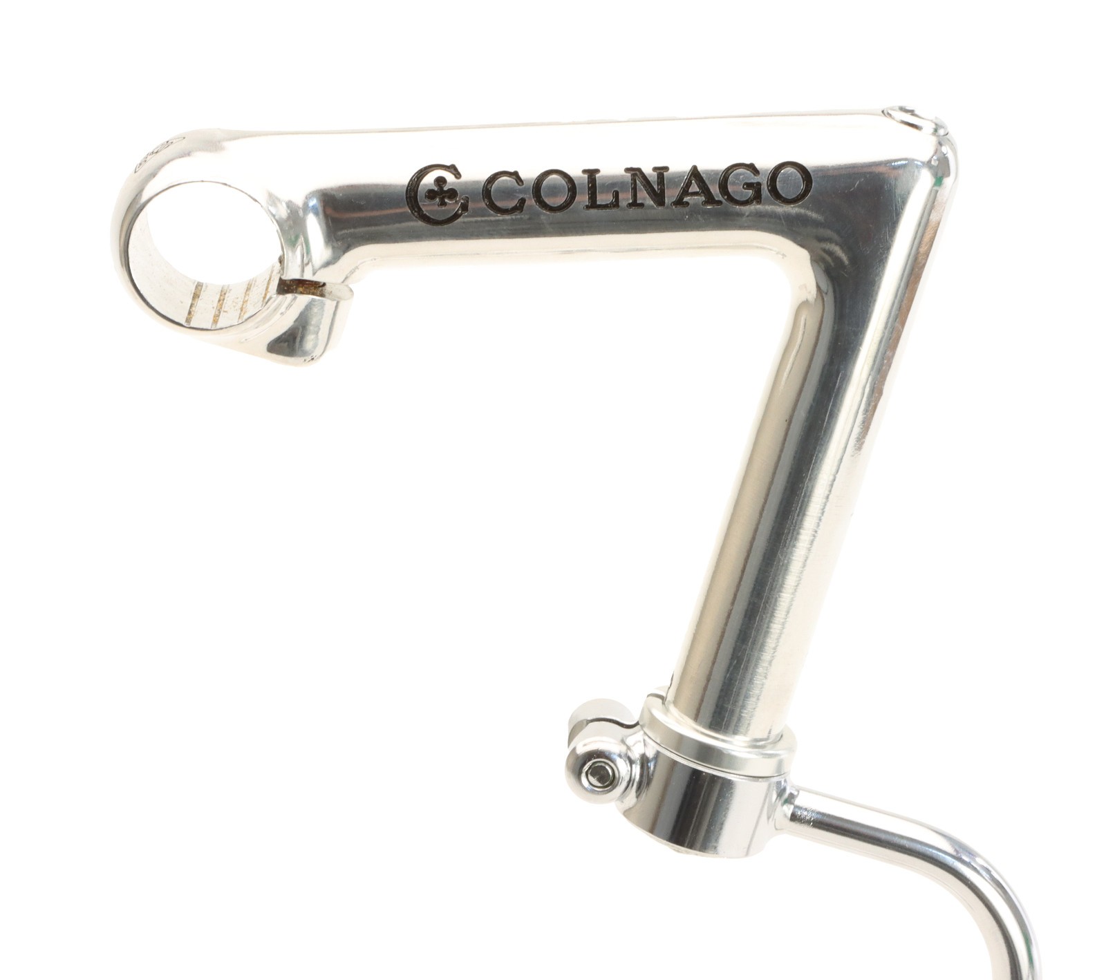 ITM 1″ Colnago 22.2mm Quill Stem 120mm Length 26.0mm Clamp Silver NEW NOS