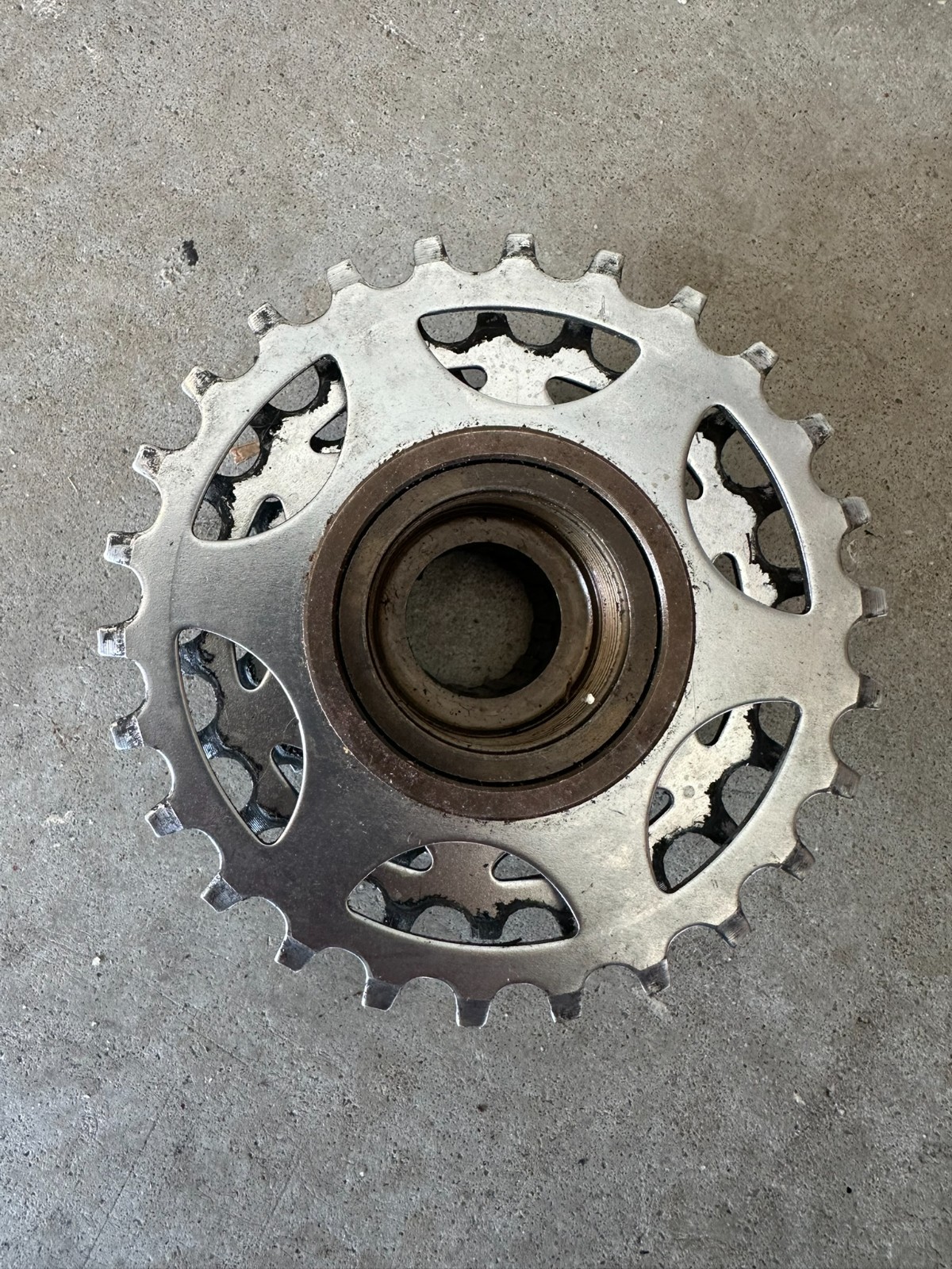 Vintage Shimano MF-Z012 Freewheel 6-Speed Bicycle Cog Japan 28t 28 14 Tooth