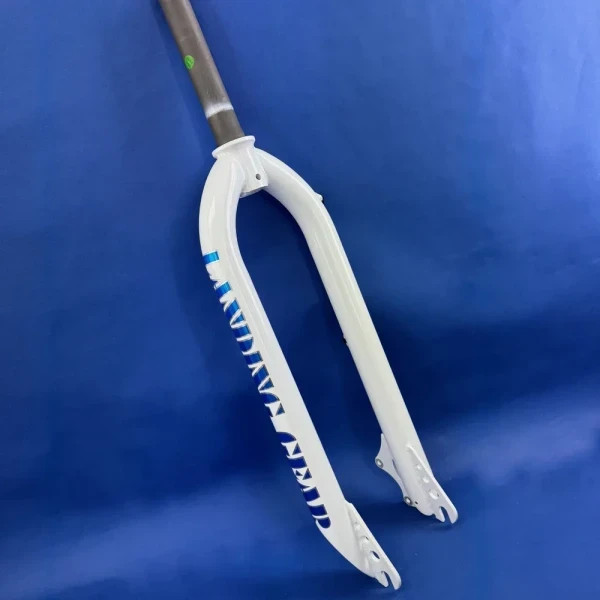 SE BMX Fork, OLDSCHOOL GT BMX DK WHITE DISC LANDING GEAR 1-1/8″ 29″ THREADLESS