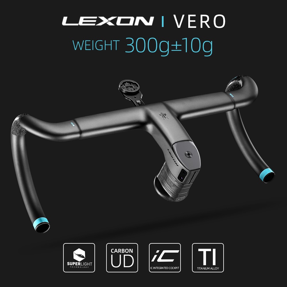 T1000 Integrated Carbon UD Road Bike Handlebar with Full Inner Cable Racing Handlebars