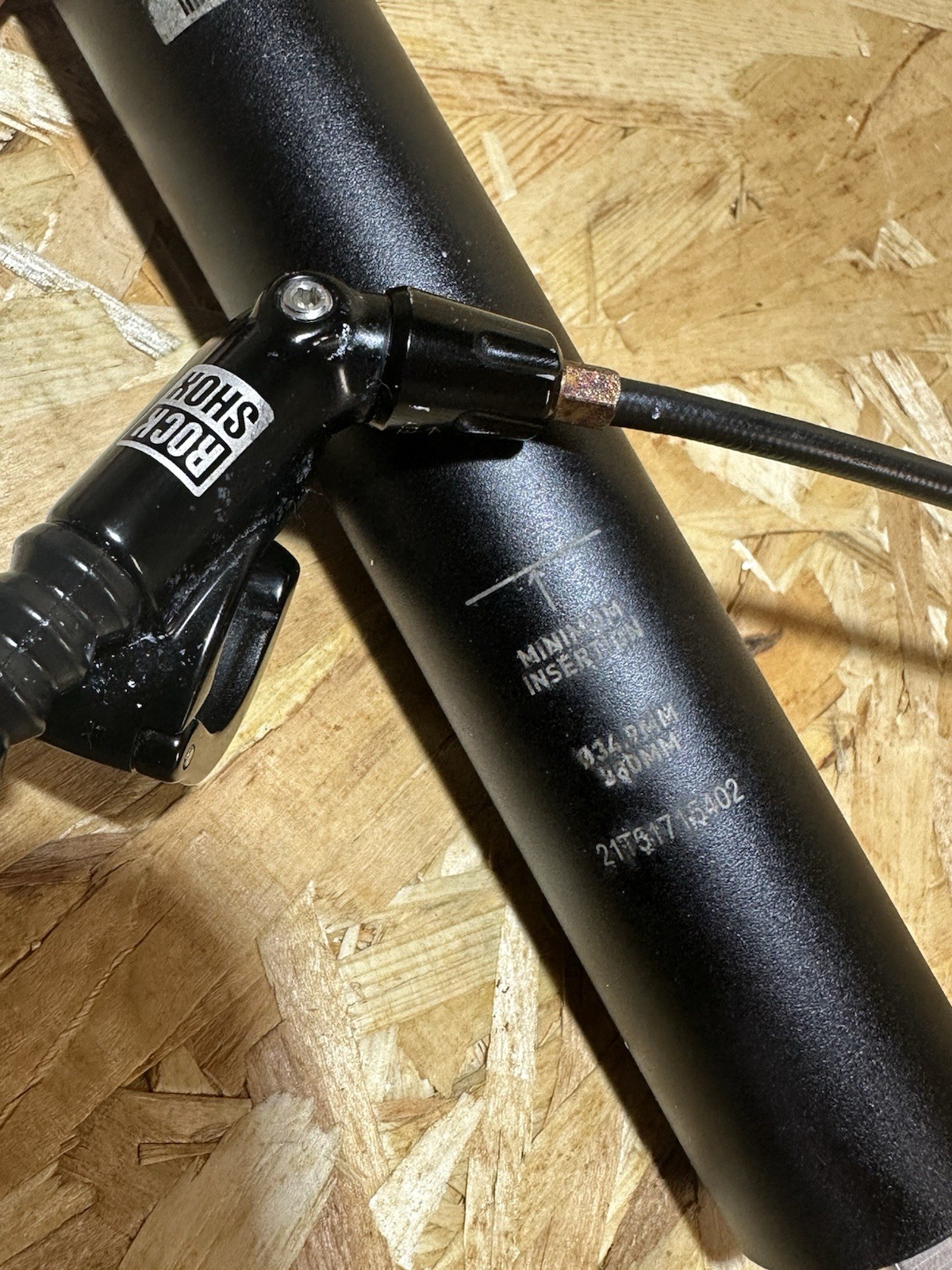 RockShox Reverb Dropper 34.9mm 480mm 150mm Black rockshox remote lever