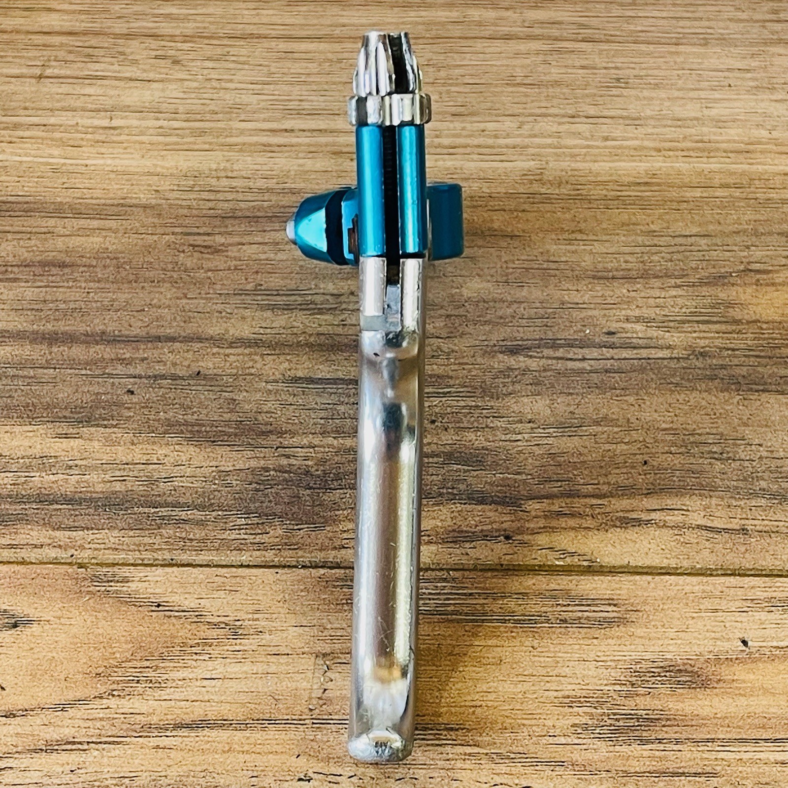 Vintage Real Design LEFT ONLY Brake Lever Turquoise SLIGHT BEND 