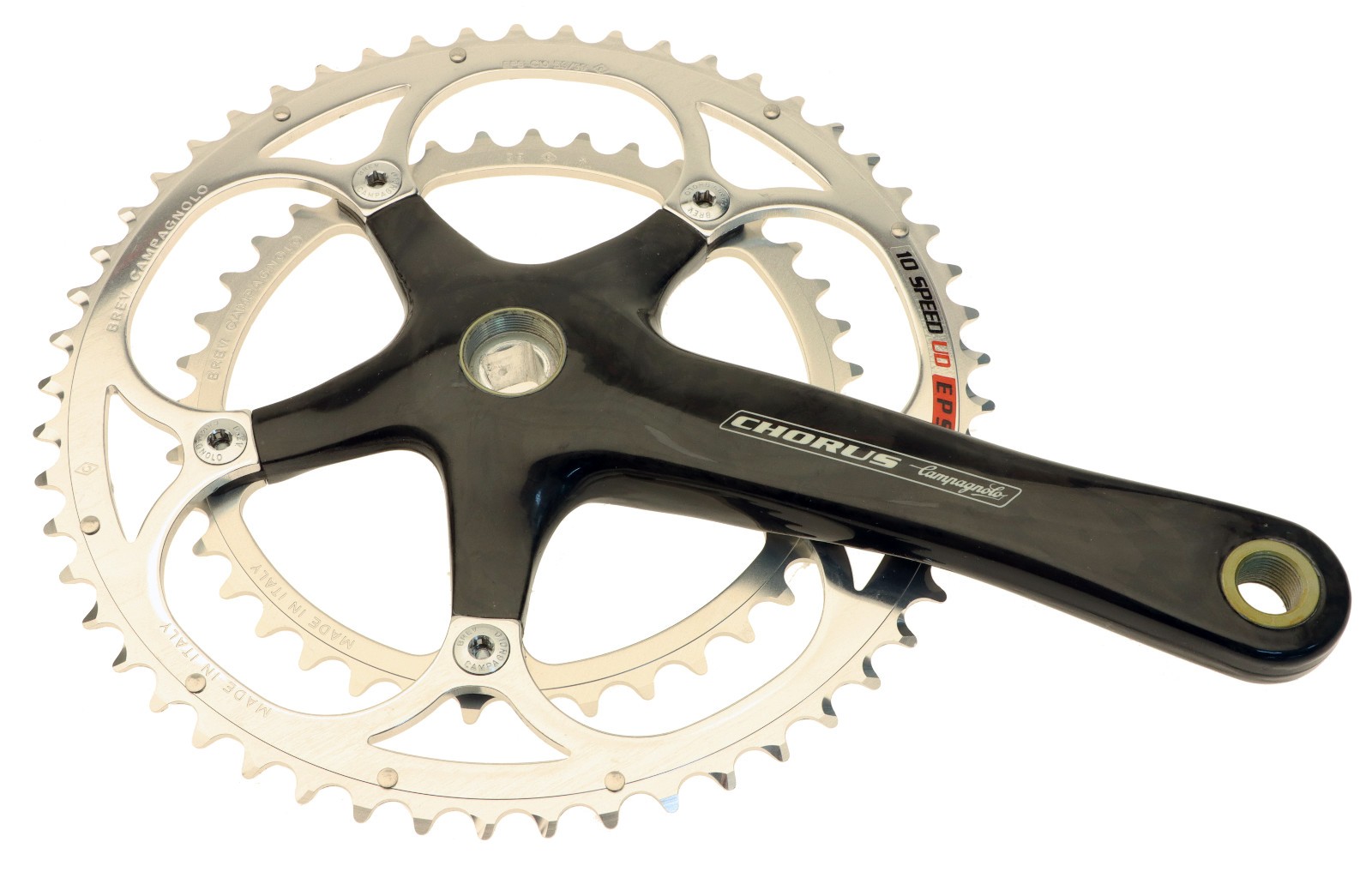 Campagnolo Chorus Carbon Crankset 10 Speed 53/39T 170mm Square Taper ’04 NOS NEW