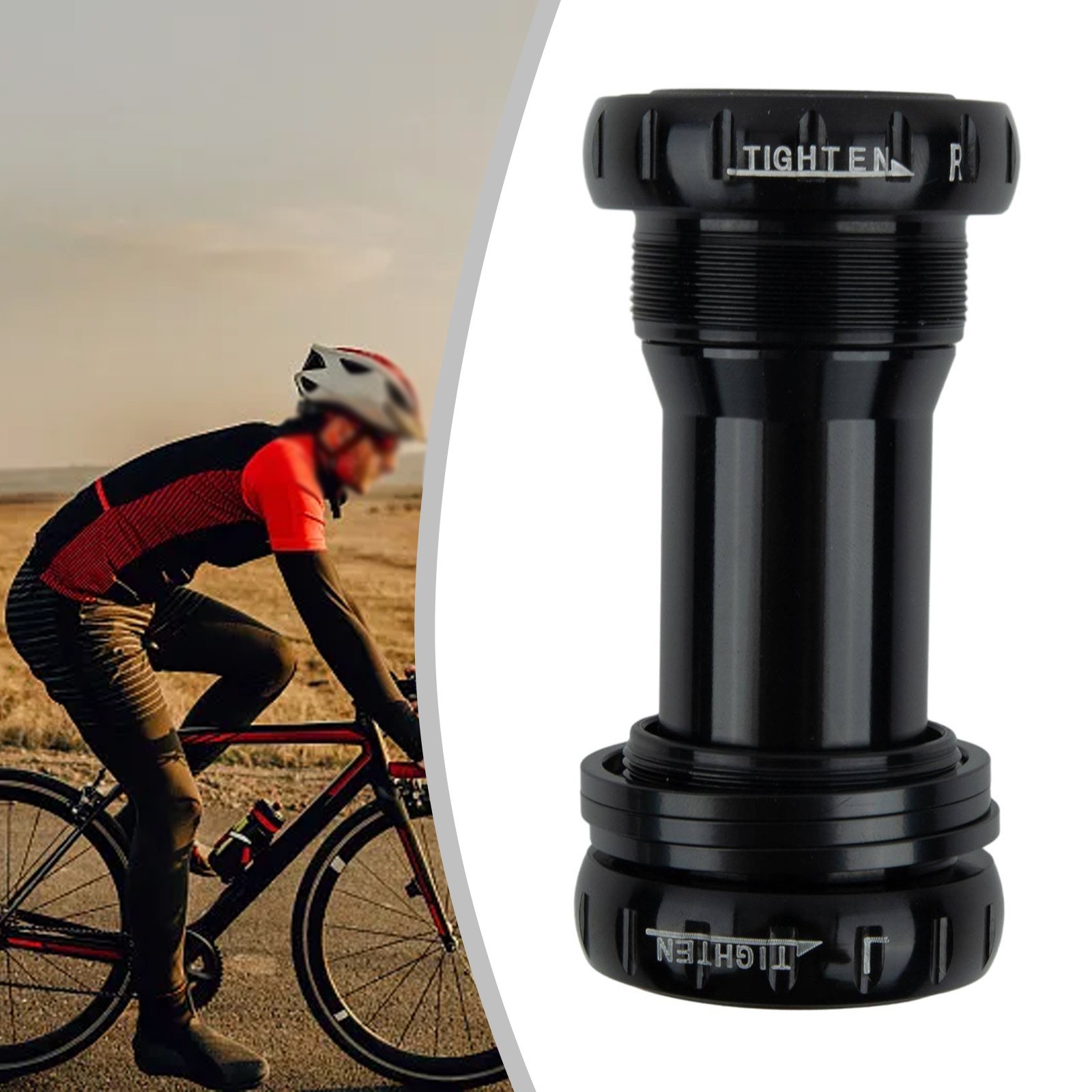 Ceramic Ball Bearing Bottom Bracket 68-73mm Aluminum Alloy BB52 Components