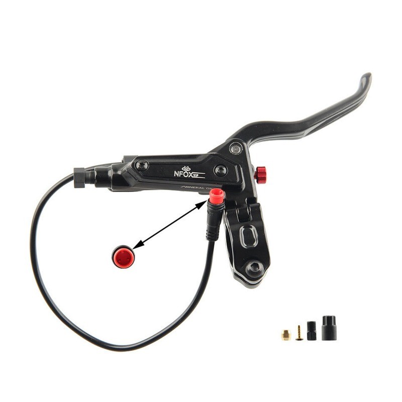 Left Right Power Off Brake Handle 2/3Pin E-bike Oil Brake Lever Hydraulic Brake