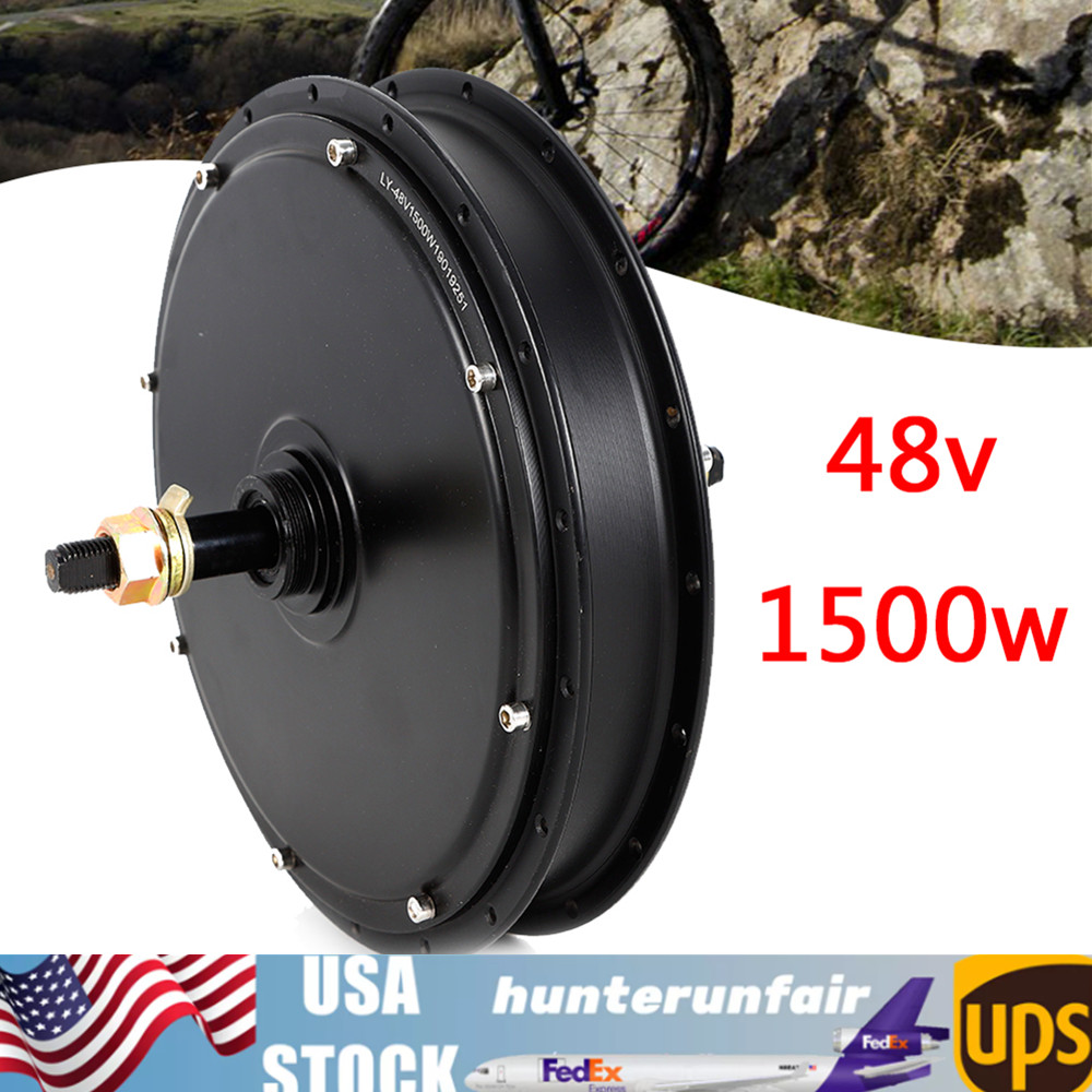 48V 1500W Fat Bike Hub Motor Powerful Brushless Ebike Motor Hub 500RPM