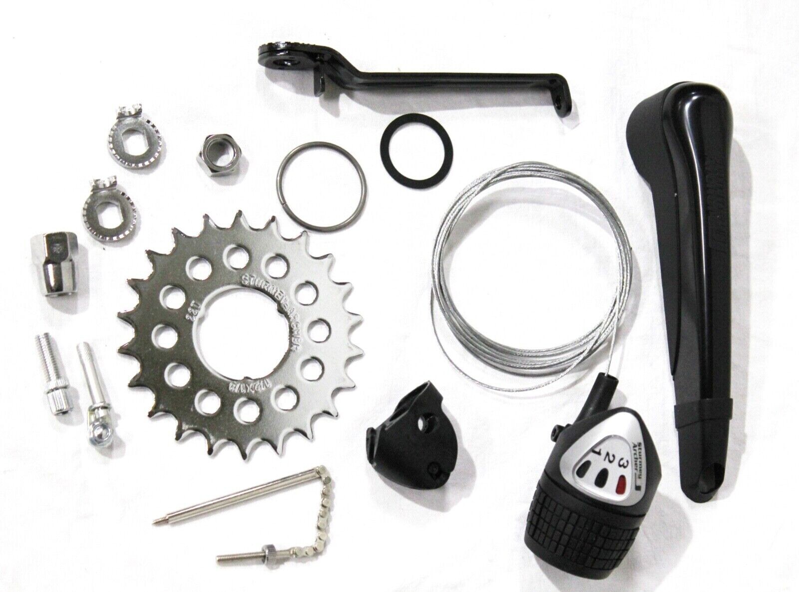 STURMEY ARCHER HUB SX-RK3 KIT [FAT HUB] 170MM INTERNAL GEARED 3 SPEED SET