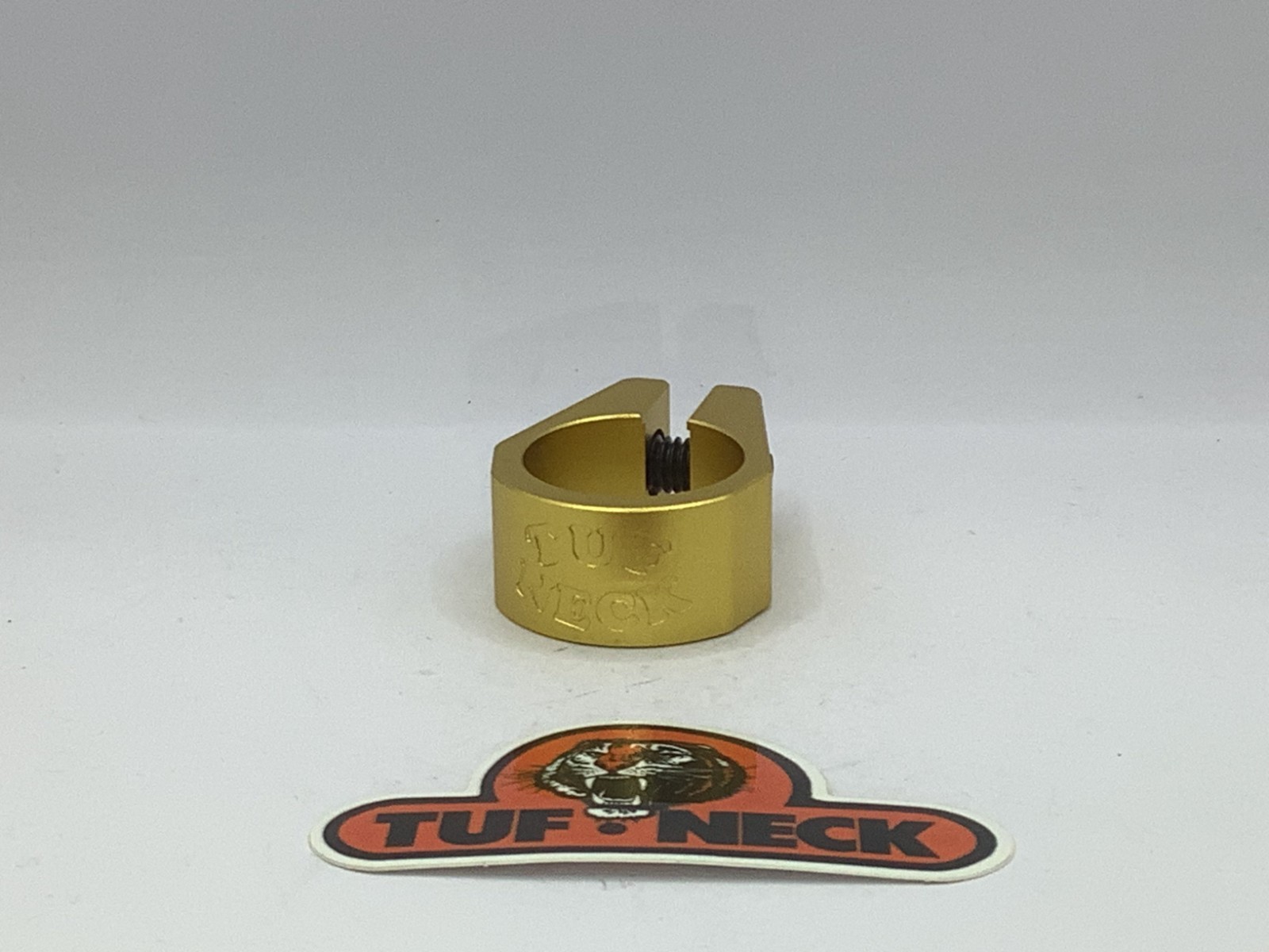 1.250″ Tuf-Neck Retro BMX Seat Post Clamp (31.8mm) Gold