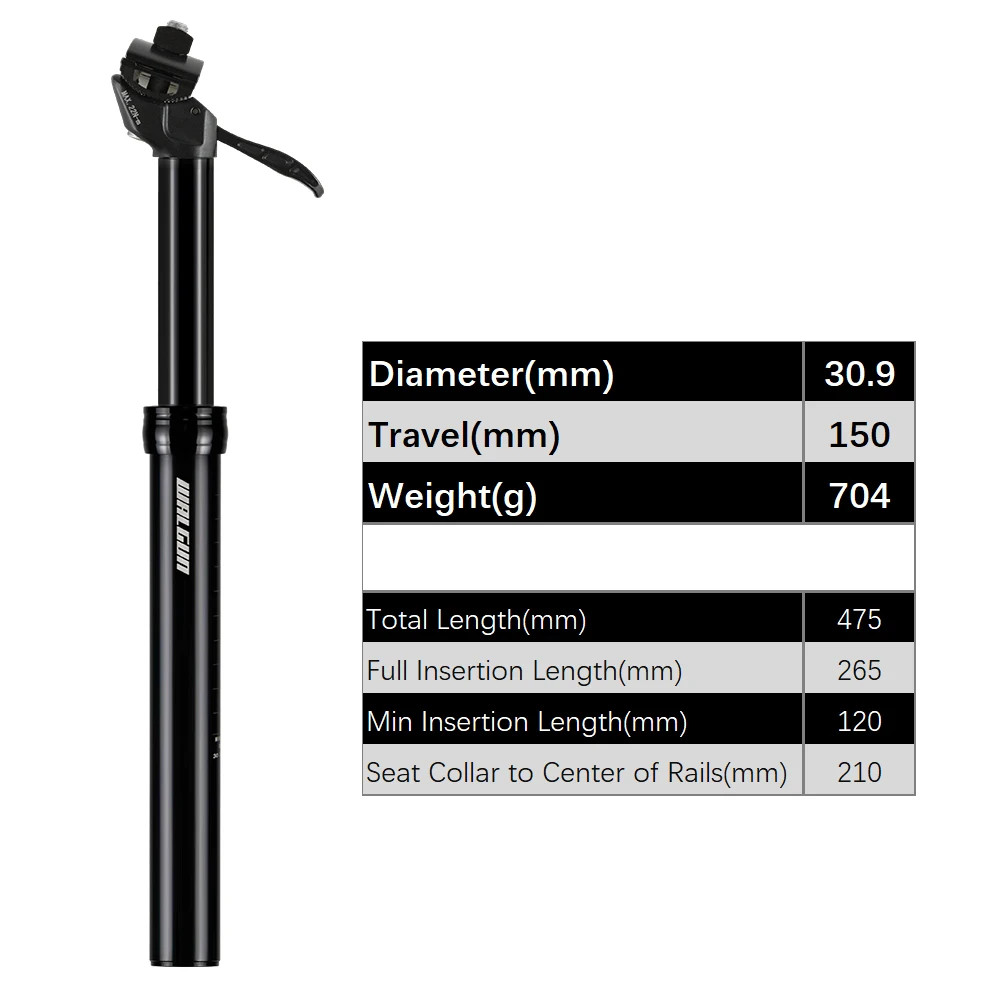 25A Bicycle Seat Post Dropper for Mtb 27.2/30.9/31.6Mm Bike Suspension Seatpost