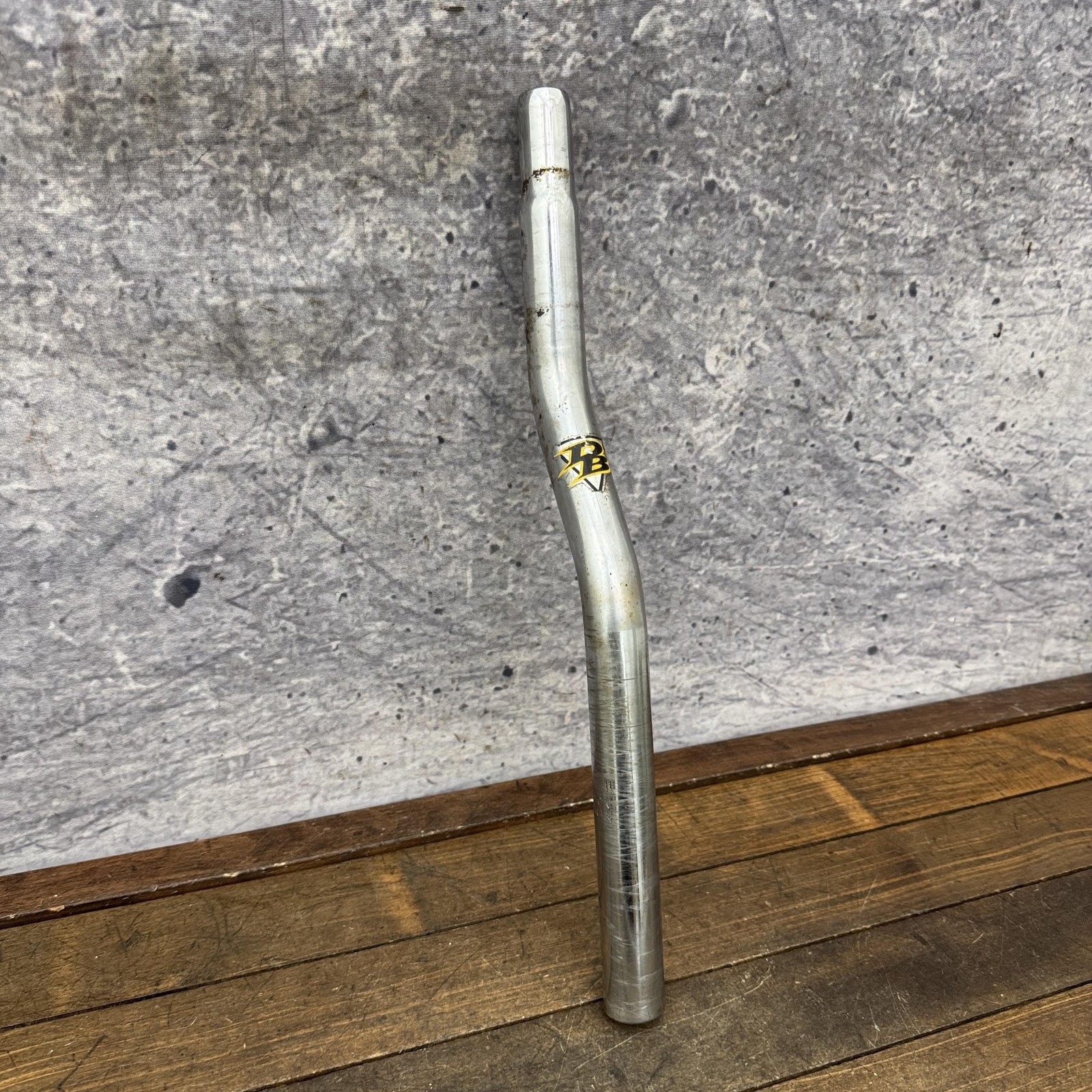 Vintage Diamond Back BMX Seatpost 25.4 mm Silver Mid School Drain Pipe Layback