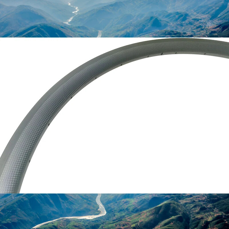 700C 38mm*23mm Road Bike Carbon Rim Basalt V Brake Clincher 16-36 Holes