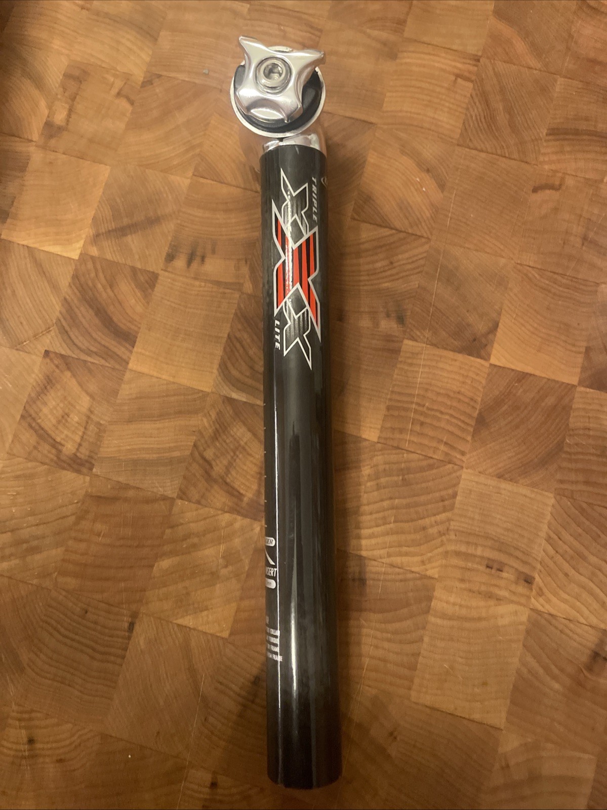 Vintage NOS BONTRAGER XXX Lite Carbon OCLV Seatpost 27.2mm x 5º x 250mm. (FSW)