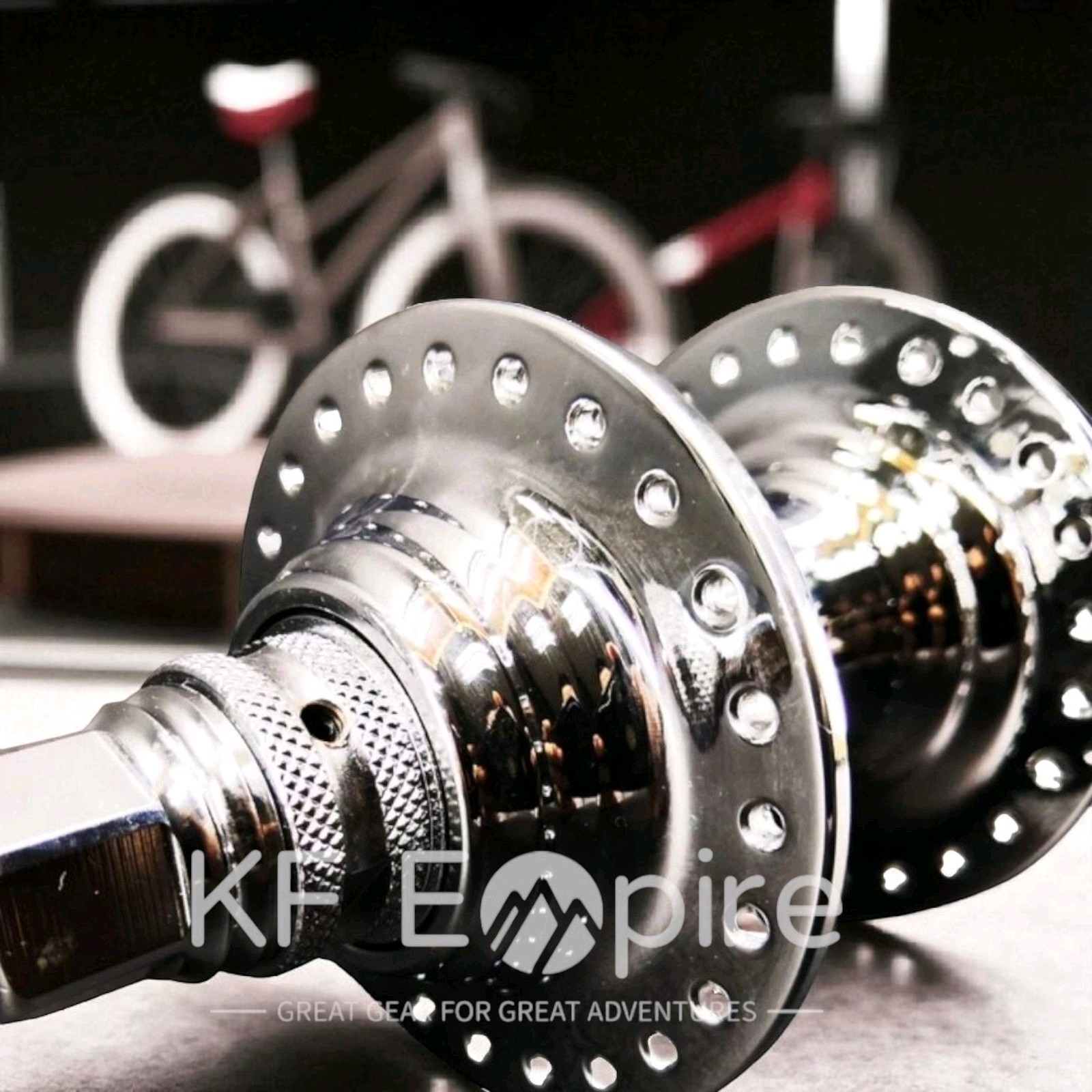 BMX NOS CHROME HUB 48 HOLES SUNRACE OLD SCHOOL CP 14MM CR-MO AXLE