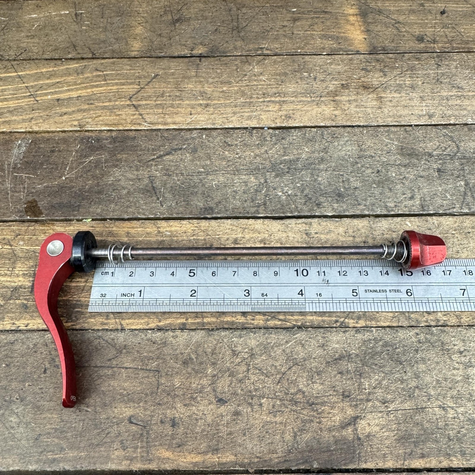 Vintage Salsa Rear Wheel Skewer Red 135 Mm MTB 90s Quick Release Bike